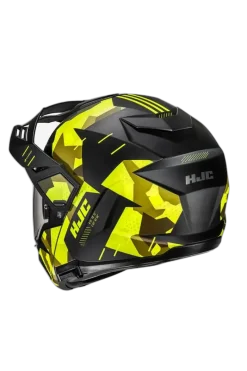 HJC I80 Roki MC3HSF Modular Adventure Motorcycle Helmets Yellow