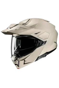 HJC i80 UNI Motorcycle Adventure Modular Helmets Beige Sand Semi-Flat