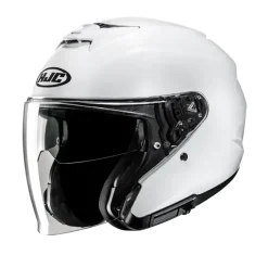 HJC i31 UNI Urban Motorcycle Jet Open Face Helmets Pearl White