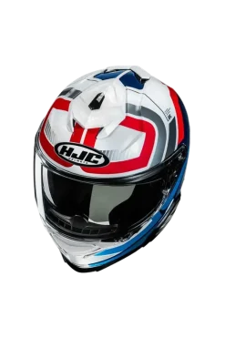 HJC I71 VIZ MC21 Full Face Motorcycle Helmets White Red Blue