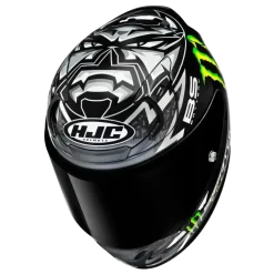 HJC RPHA 12 QUARTARARO REPLICA BL MC5 Full Face Motorcycle Helmets Black