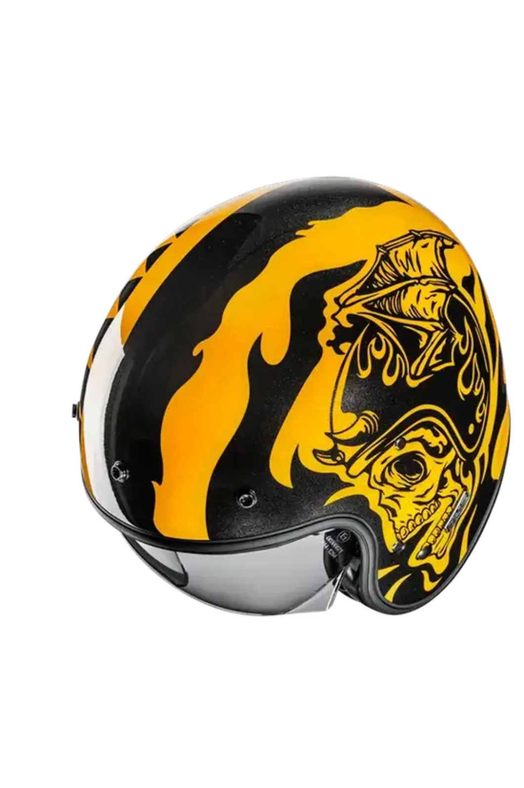 HJC V31 Flame MC3 Classic Retro Style Motorcycle Open Face Jet Helmets