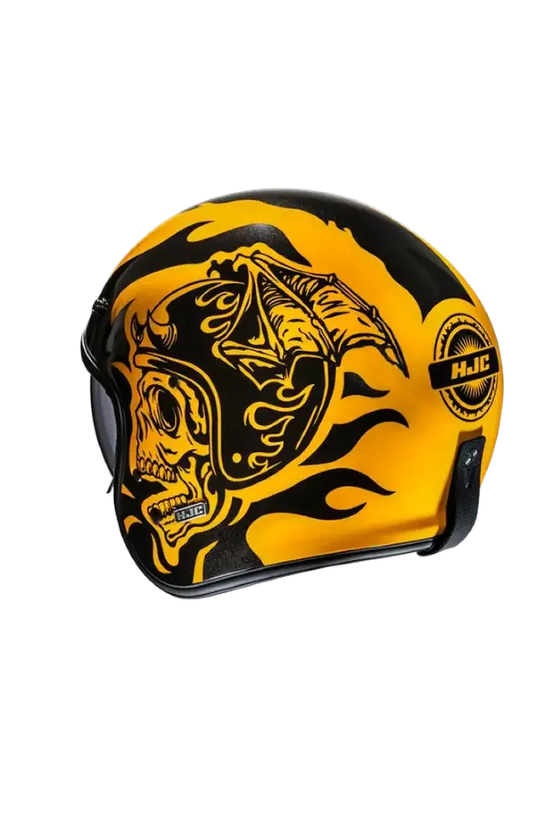 HJC V31 Flame MC3 Classic Retro Style Motorcycle Open Face Jet Helmets