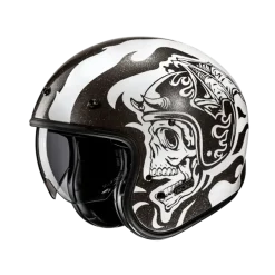 HJC V31 Flame MC5 Retro Style Open Face Motorcycle Helmets
