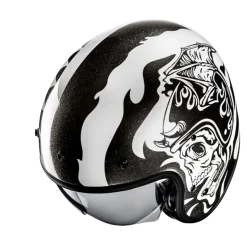 HJC V31 Flame MC5 Retro Style Open Face Motorcycle Helmets