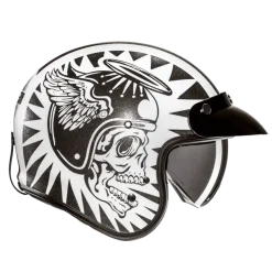 HJC V31 Flame MC5 Retro Style Open Face Motorcycle Helmets