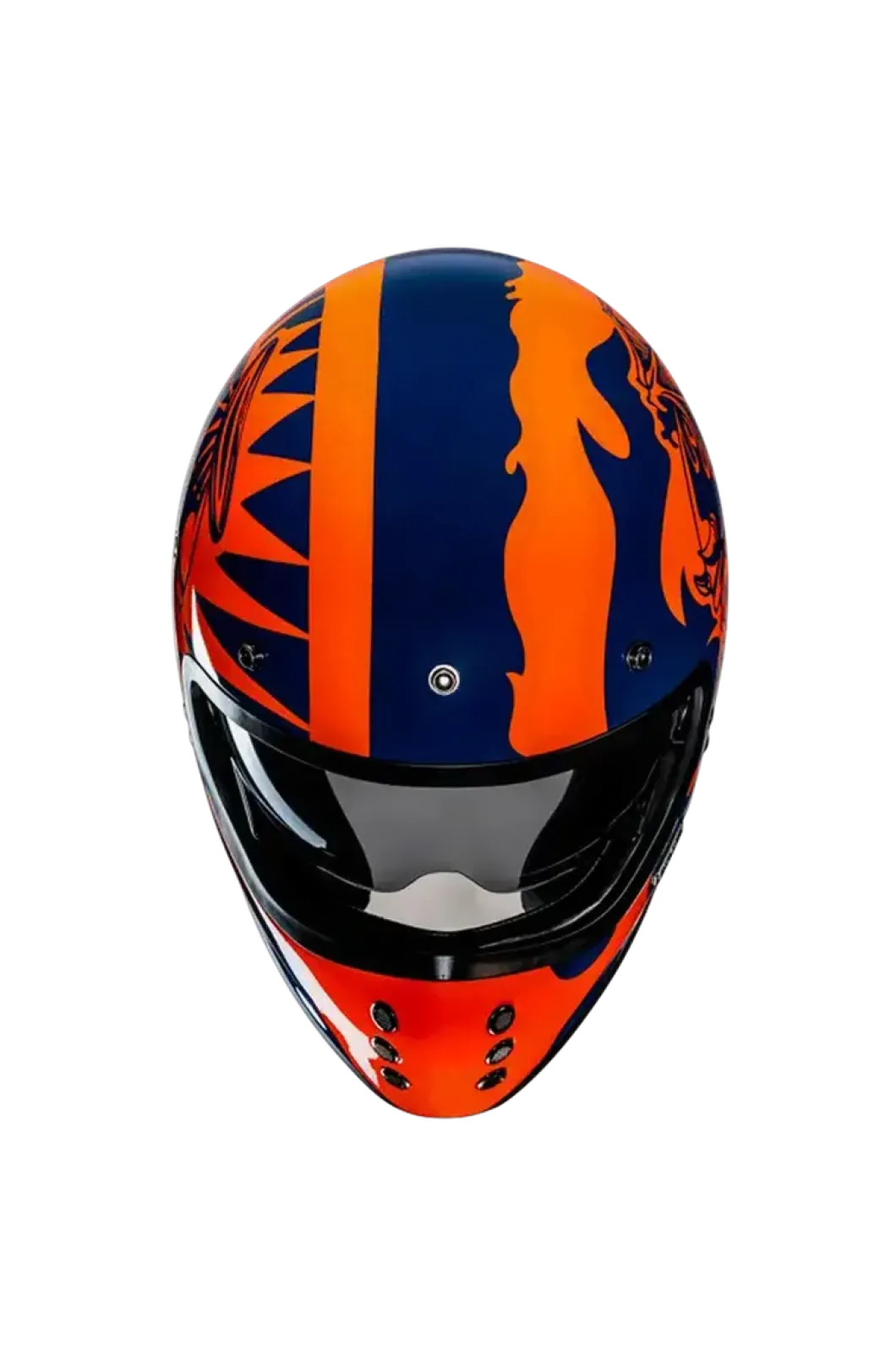 HJC V60 FLAME MC27 Vintage Style Full Face Motorcycle Helmets