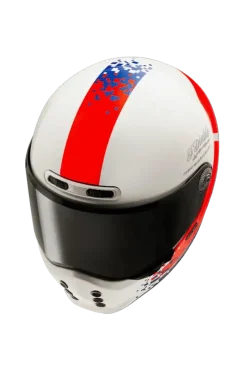 HJC V10 FQ20 RETRO MC21 Full Face Motorcycle Vintage Style Helmets