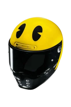 HJC V10 MC3 PAC MAN BANDAI NAMCO Vintage Style Full Face Motorcycle Helmets