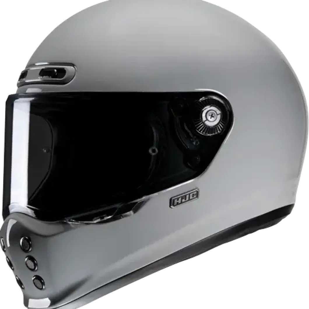 HJC V10 UNI Classic Style Full Face Motorcycle Helmets N.Grey