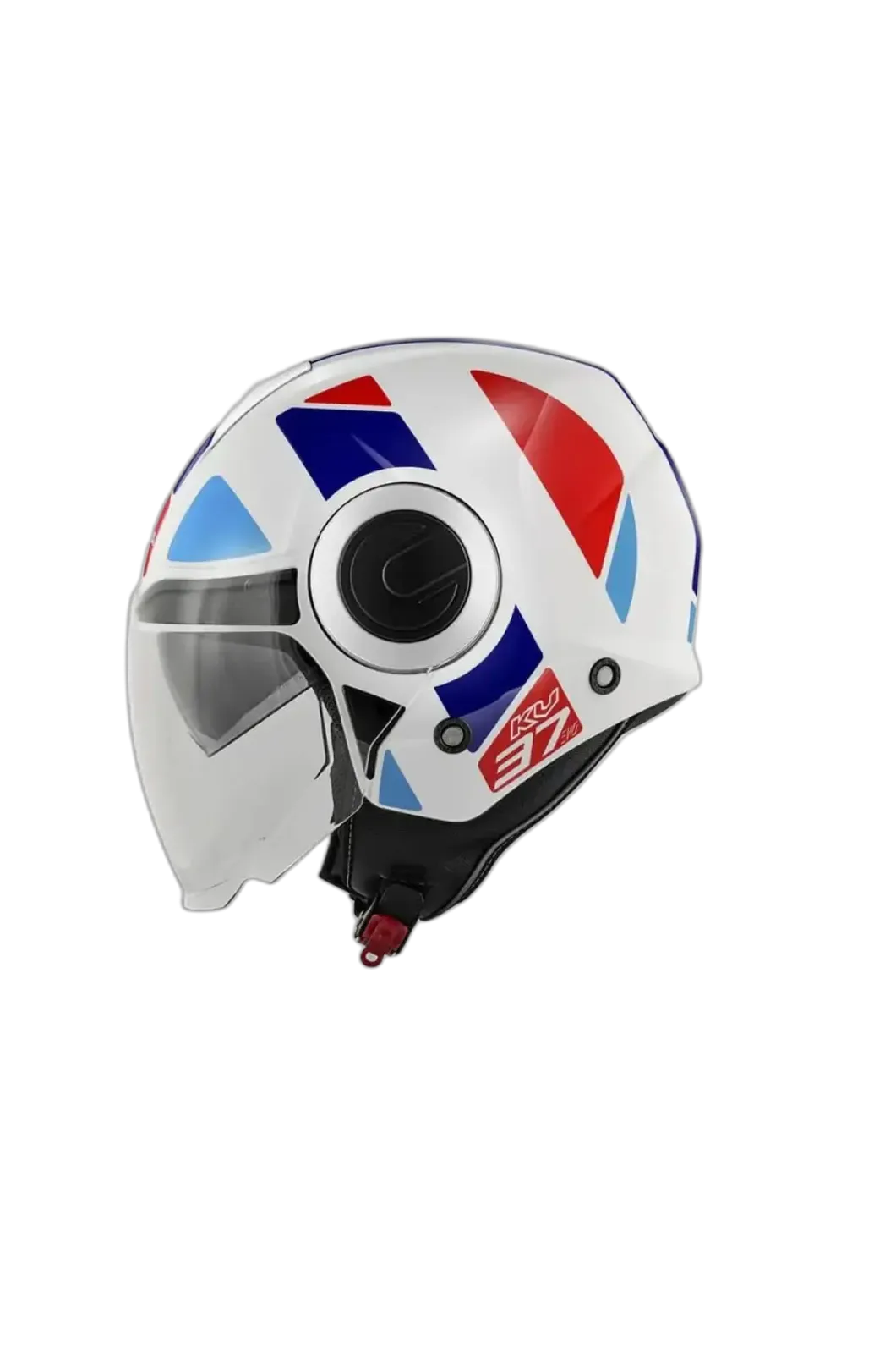 KAPPA KV37 EVO Scooter Jet Helmets White Blue Red