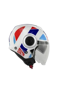 KAPPA KV37 EVO Scooter Jet Helmets White Blue Red