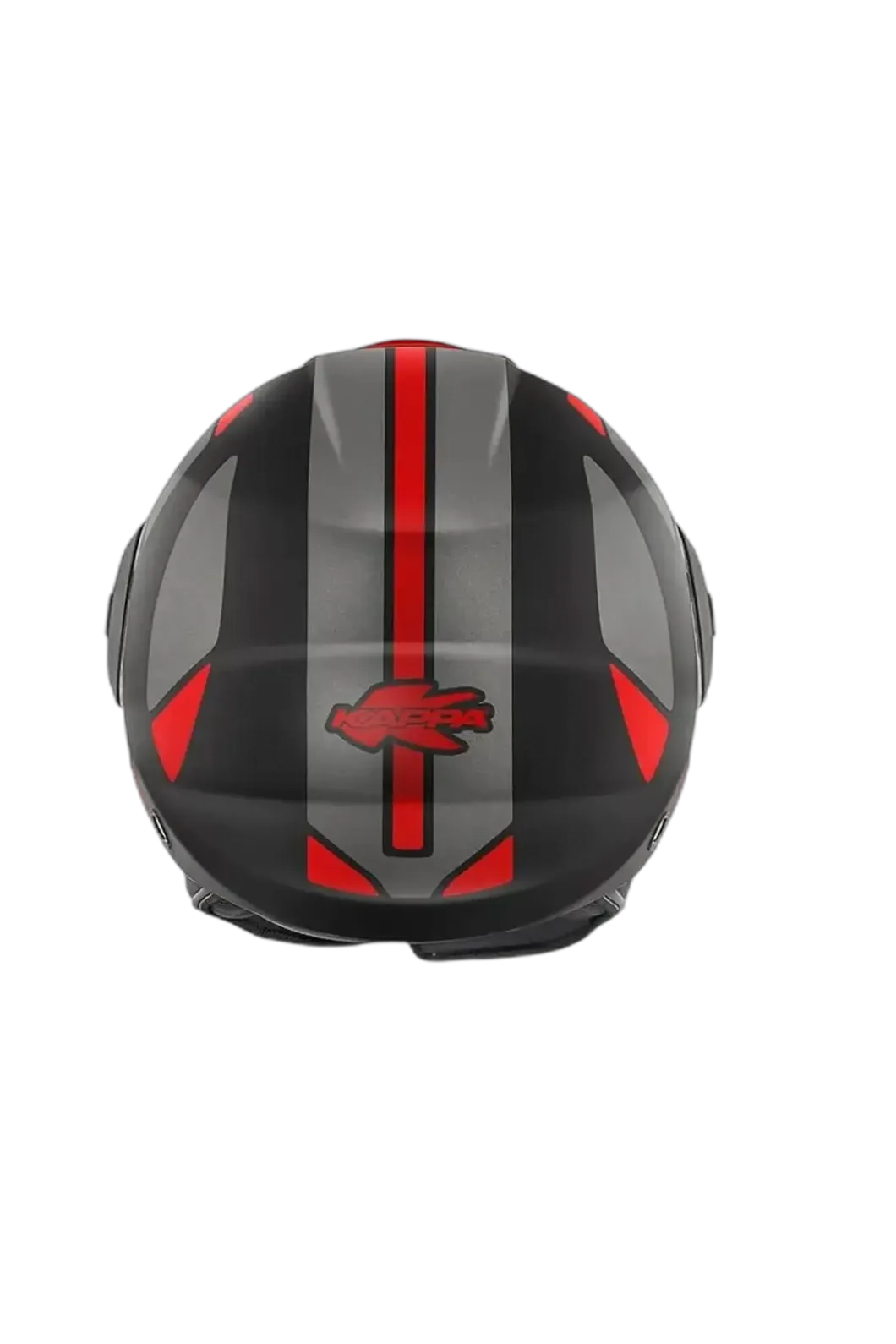 KAPPA KV 37 EVO Urban Motorcycle Jet Helmets Titanium Red Matt