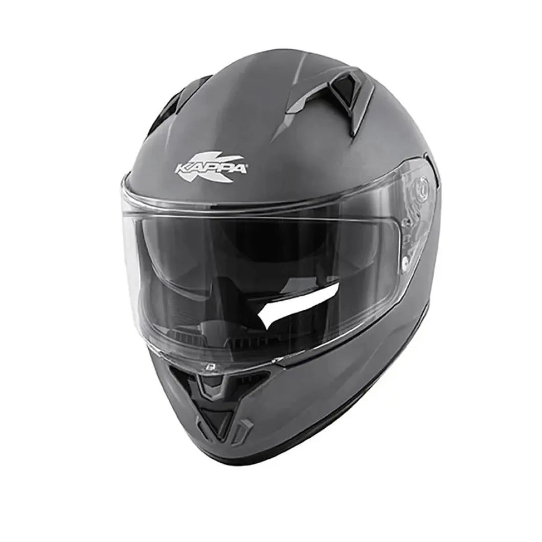 KAPPA KV56 Solid Full Face Motorcycle Touring Helmets Matte Titanium