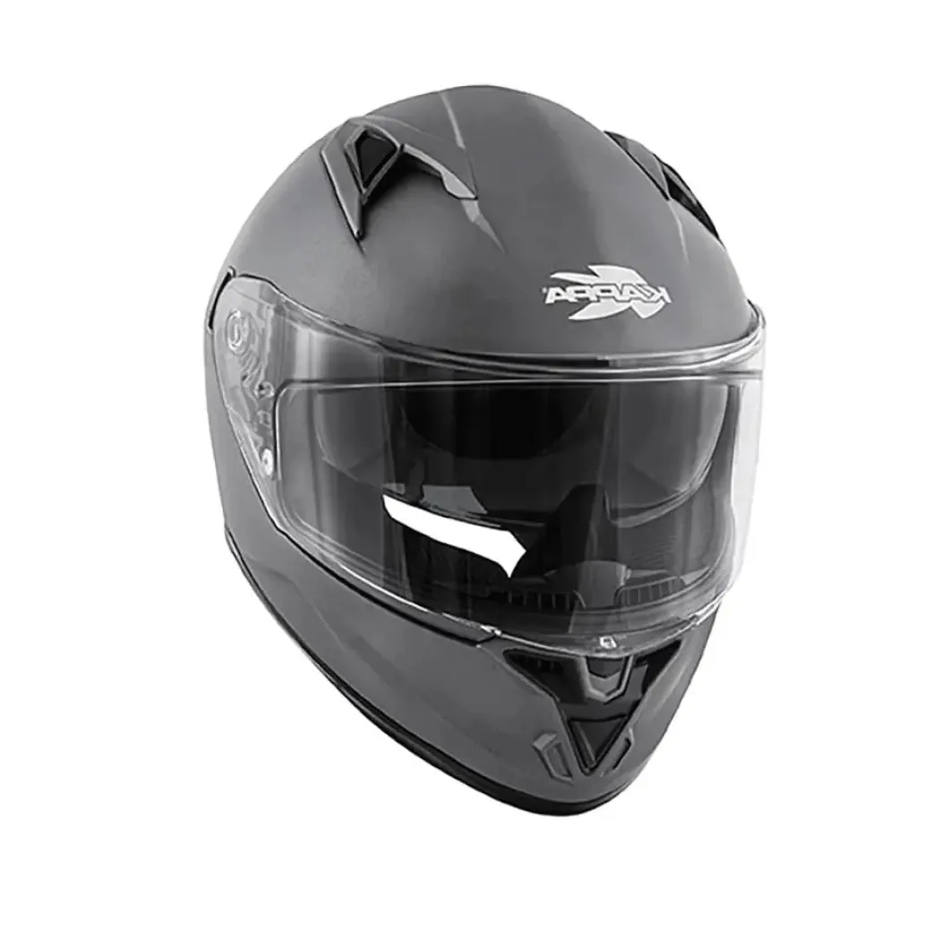 KAPPA KV56 Solid Full Face Motorcycle Touring Helmets Matte Titanium