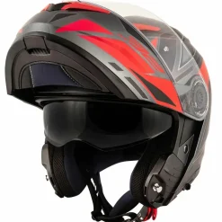 KAPPA KV32 TRONG Motorcycle Flip Up Modular Helmets Titanium Red