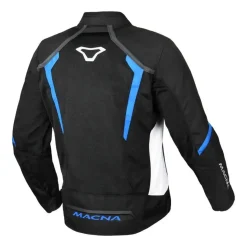 Macna Grisco Men's Motorcycle Jacket Black White Blue
