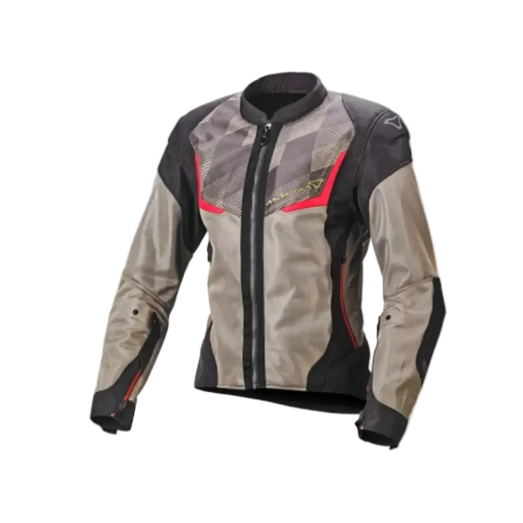 Macna Orcano Women's Fabric Jacket Brown/Black/Red