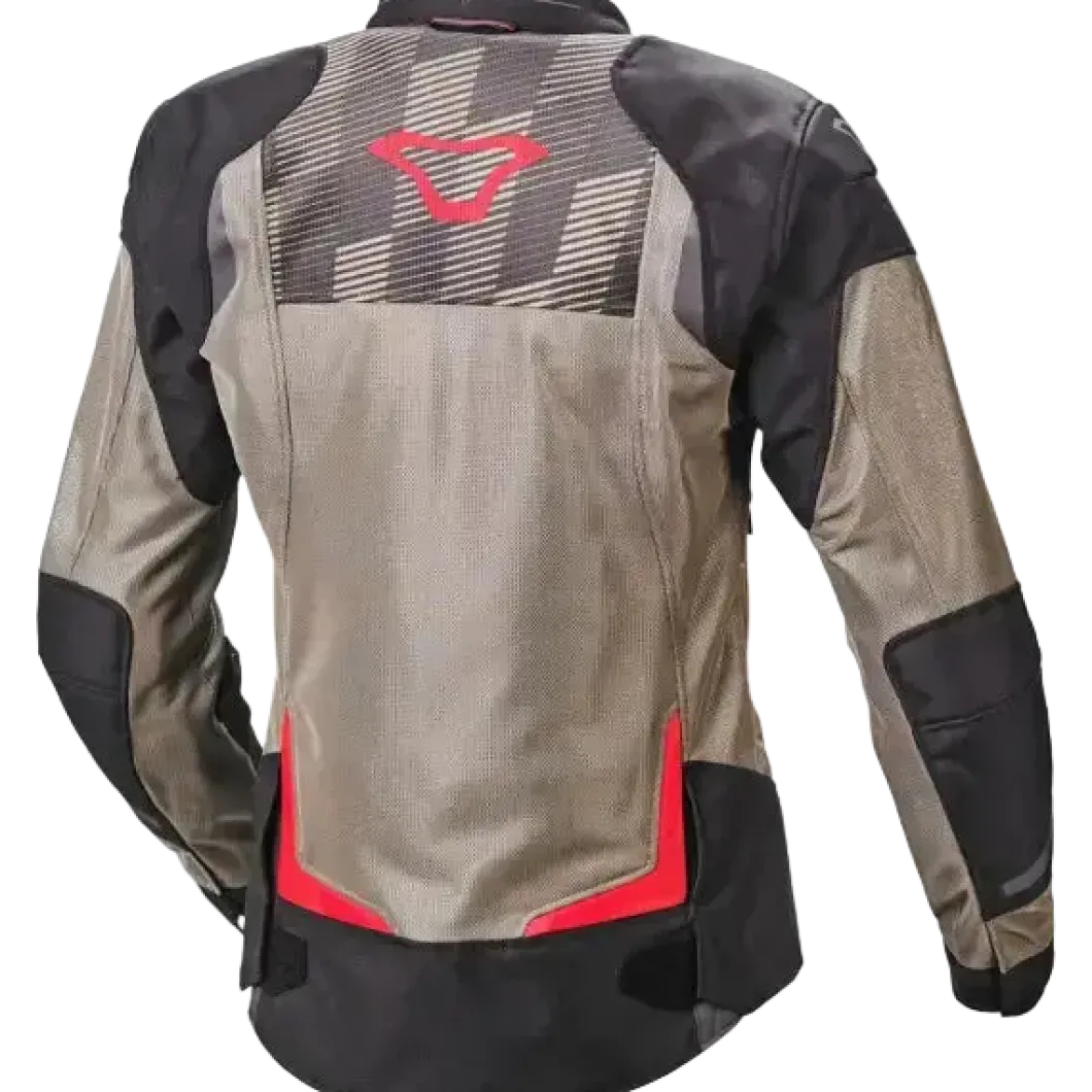 Macna Orcano Women's Fabric Jacket Brown/Black/Red