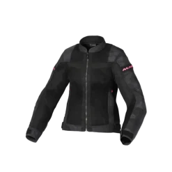 Macna Velotura Camo Women's Fabric Jacket Black Grey Camouflage