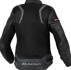 Macna Velotura Camo Women's Fabric Jacket Black Grey Camouflage