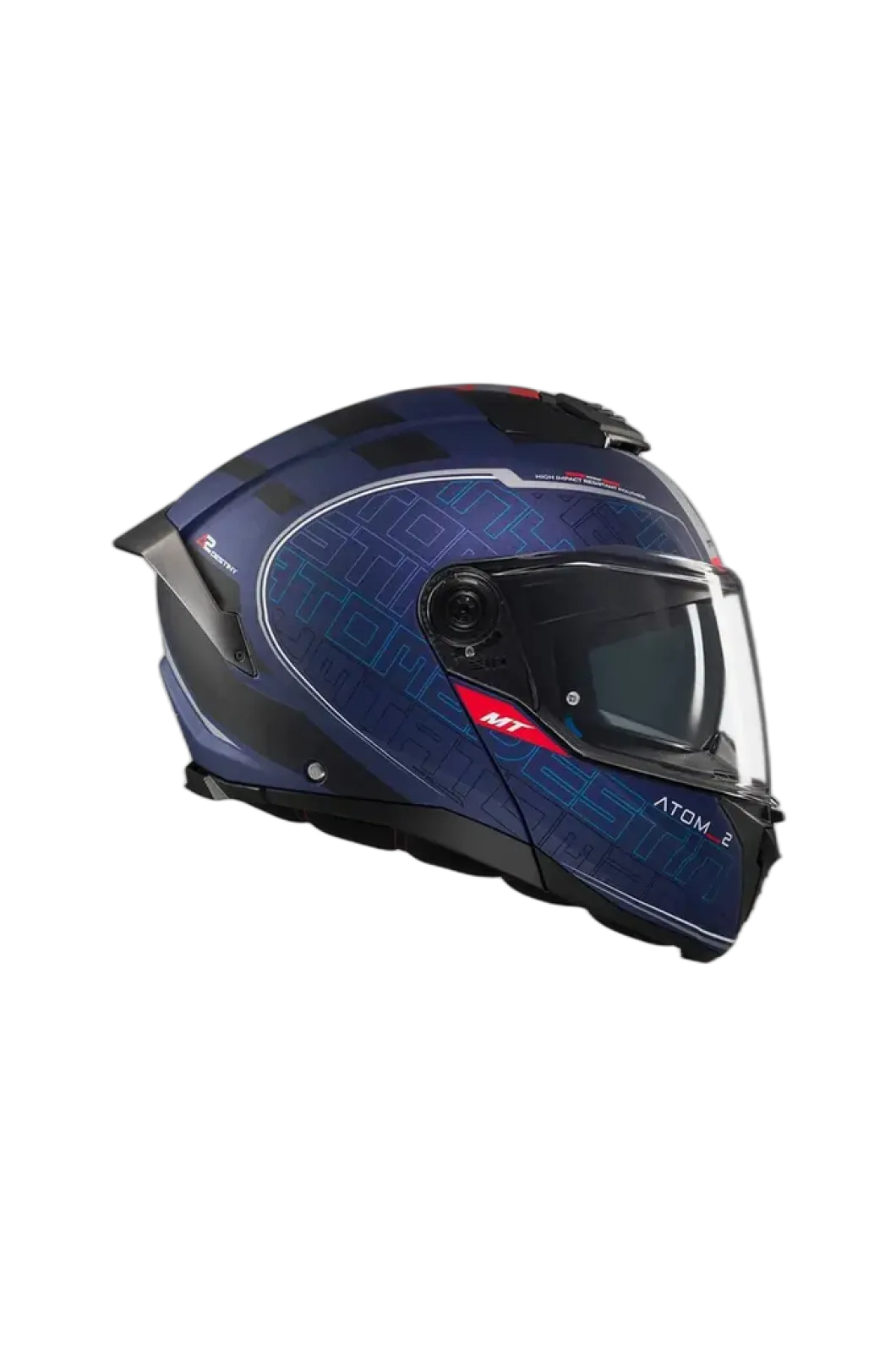 MT Atom 2 SV Destiny C7 Modular Motorcycle Helmets Black Purple Matte
