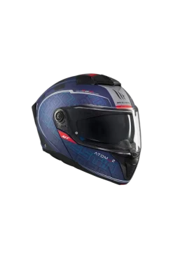 MT Atom 2 SV Destiny C7 Modular Motorcycle Helmets Black Purple Matte