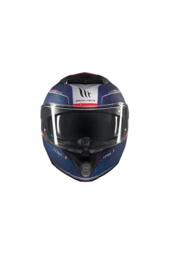 MT Atom 2 SV Destiny C7 Modular Motorcycle Helmets Black Purple Matte