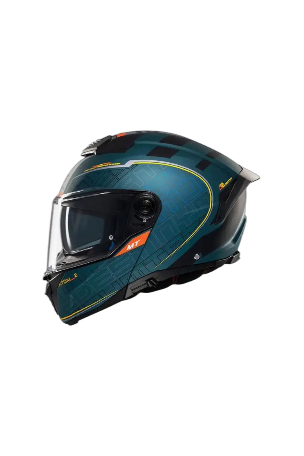MT Atom 2 Sv Destiny C6 Modular Sports Motorcycle Helmets Black Blue Matte