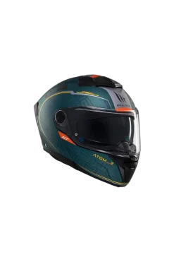 MT Atom 2 Sv Destiny C6 Modular Sports Motorcycle Helmets Black Blue Matte