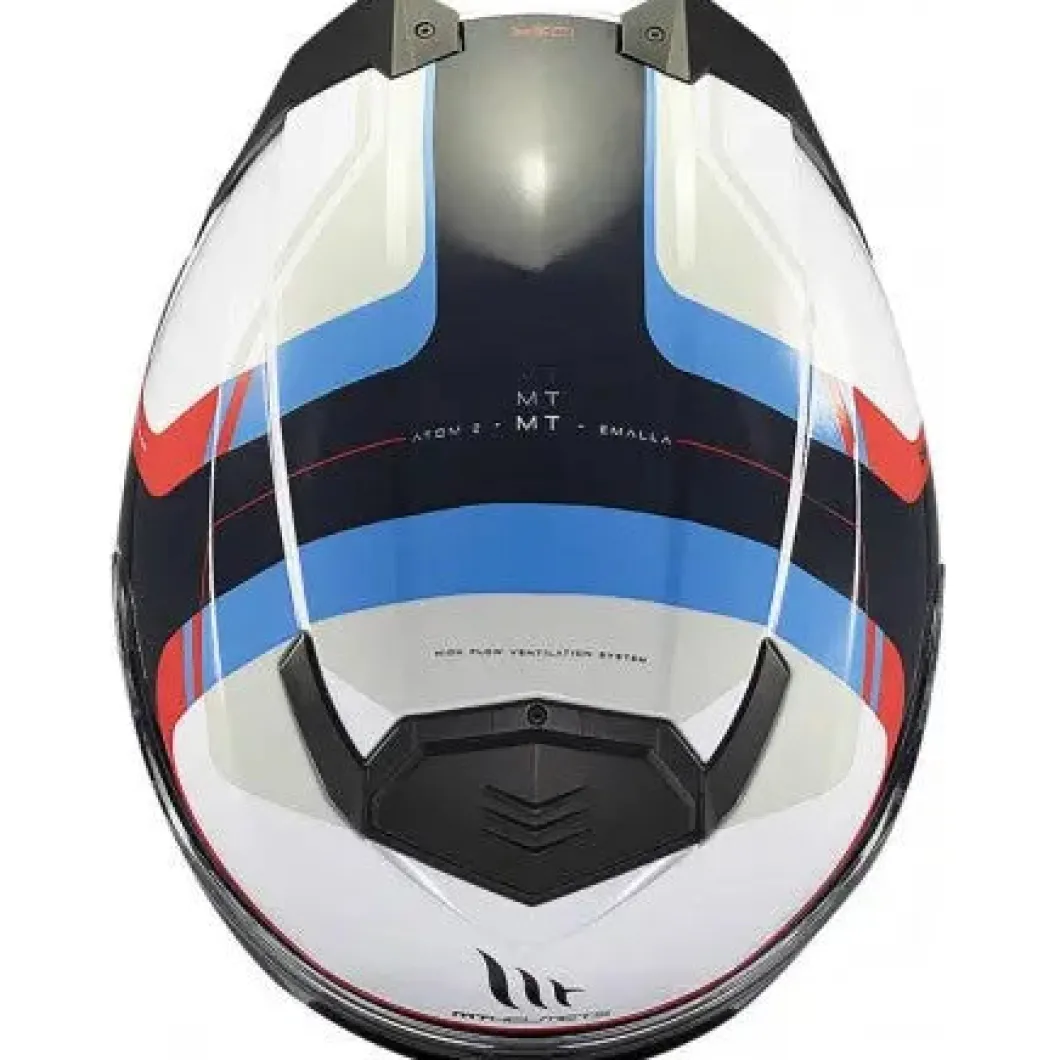 MT ATOM 2 SV EMALLA C7 Brillo Moto Flip Front Modular Helmets