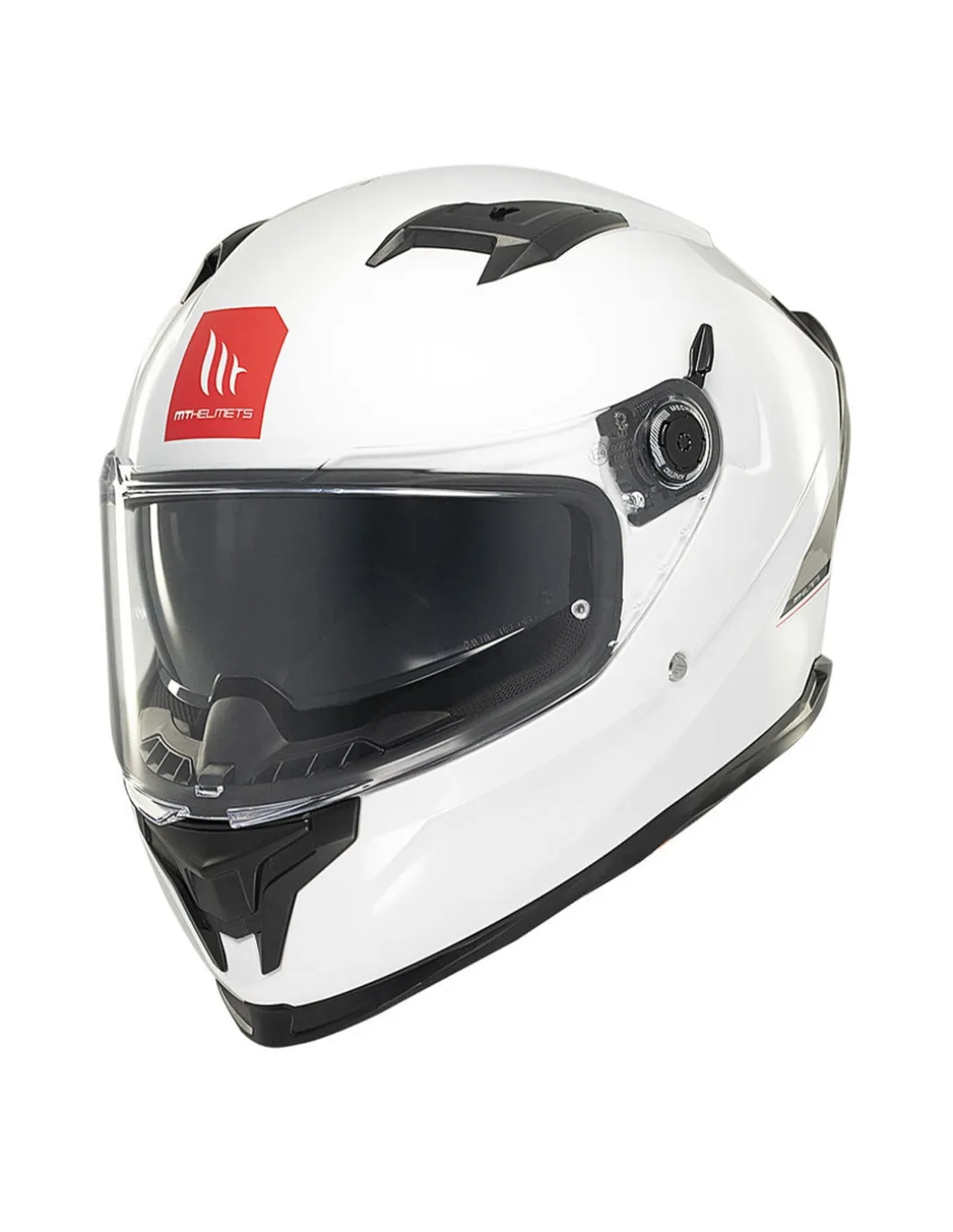 MT BRAKER SV SOLID A0 Caschi integrale da moto bianco perla lucido