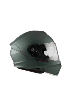 MT GENESIS SV SOLID A6 Full Face Modular Motorcycle Helmets Matte Green