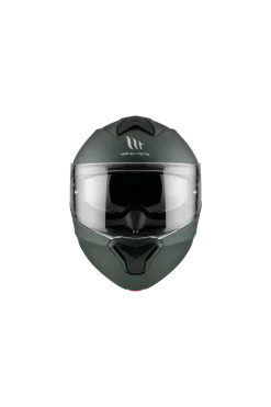 MT GENESIS SV SOLID A6 Full Face Modular Motorcycle Helmets Matte Green