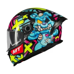 MT Helmets BRAKER SV CRAZY TEDDY B7 CASCHI INTEGRALE BRILLANTE