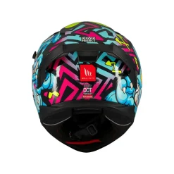 MT Helmets BRAKER SV CRAZY TEDDY B7 CASCHI INTEGRALE BRILLANTE
