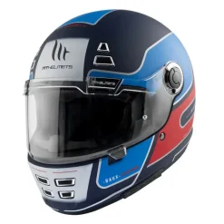 MT JARAMA BAUX D7 Matte Vintage Full Face Motorcycle Helmets