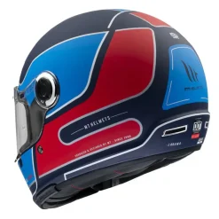 MT JARAMA BAUX D7 Matte Vintage Full Face Motorcycle Helmets