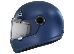 MT JARAMA SOLID A7 Vintage Motorcycle Full Face Helmets Matte Blue