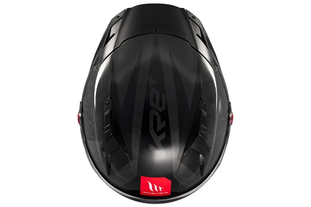 MT KRE+ S Solid A11 Glossy Carbon Full Face Motorcycle Helmets