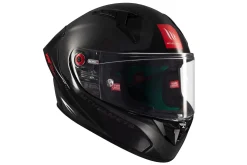 MT KRE+ S Solid A11 Glossy Carbon Full Face Motorcycle Helmets