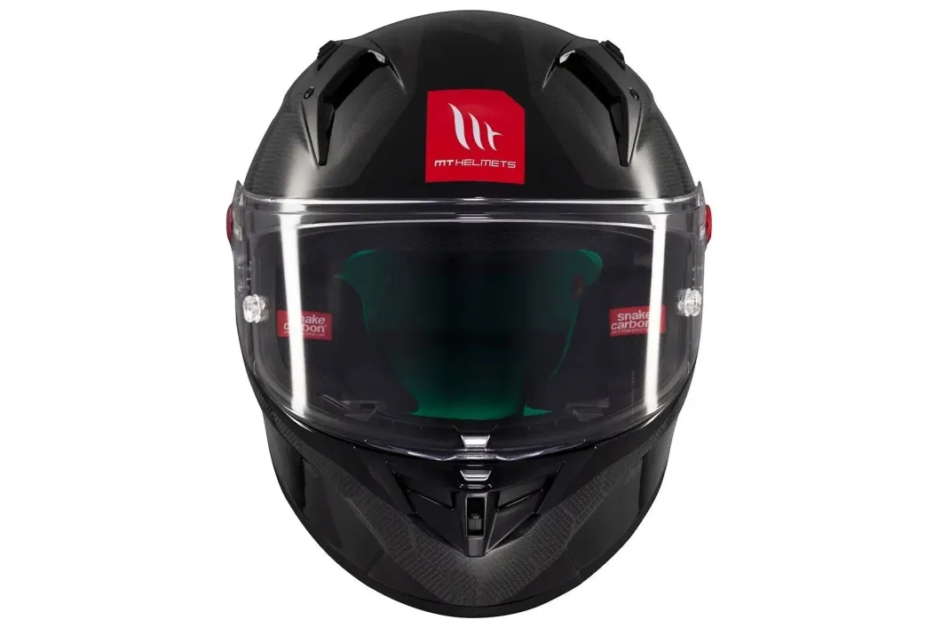 MT KRE+ S Solid A11 Glossy Carbon Full Face Motorcycle Helmets