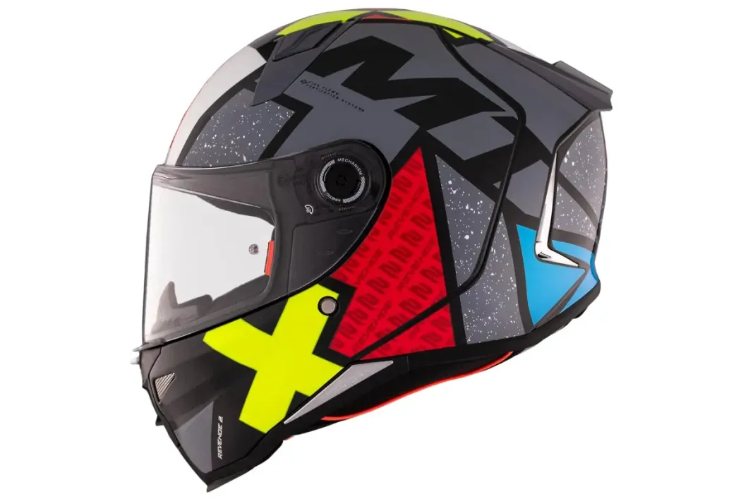 MT REVENGE 2 S LIGHT C2 Full Face Motorcycle Helmets Glossy Grey