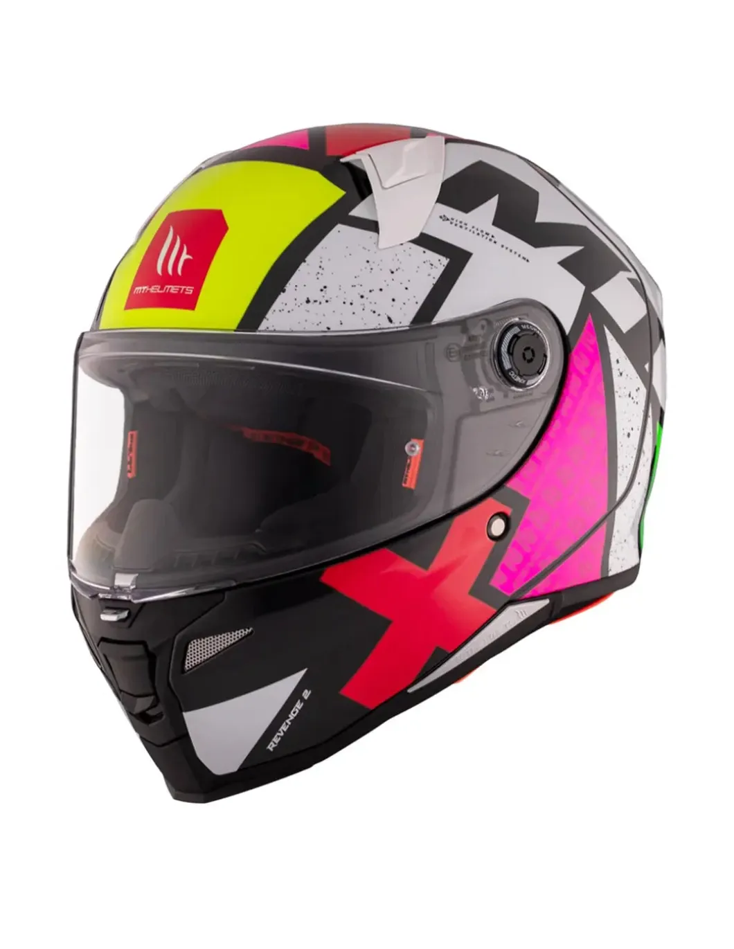 MT REVENGE 2 S LIGHT C0 PEARL GLOSS Motorcycle Full Face Touring Helmets