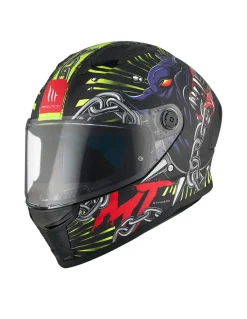 MT Stinger 2 AKIN A3 Matte Full Face Motorcycle Helmets ECE Approved
