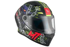 MT Stinger 2 AKIN A3 Matte Full Face Motorcycle Helmets ECE Approved