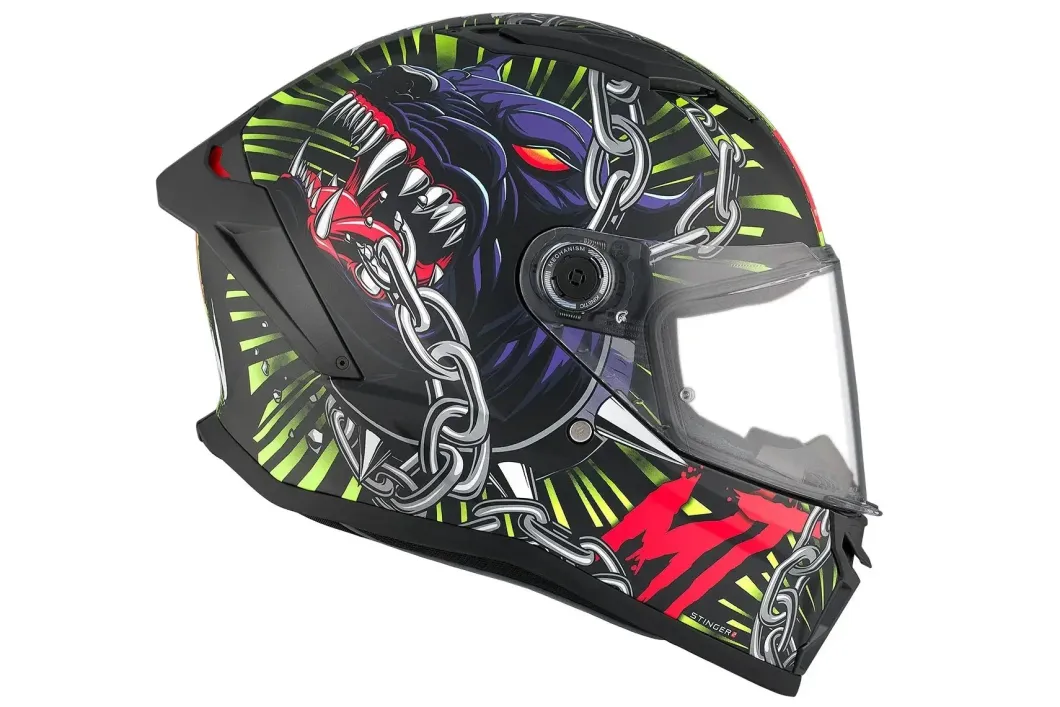 MT Stinger 2 AKIN A3 Matte Full Face Motorcycle Helmets ECE Approved