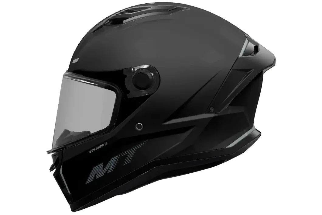MT Stinger 2 Solid A11 Full Face Motorcycle Helmets Matte Black