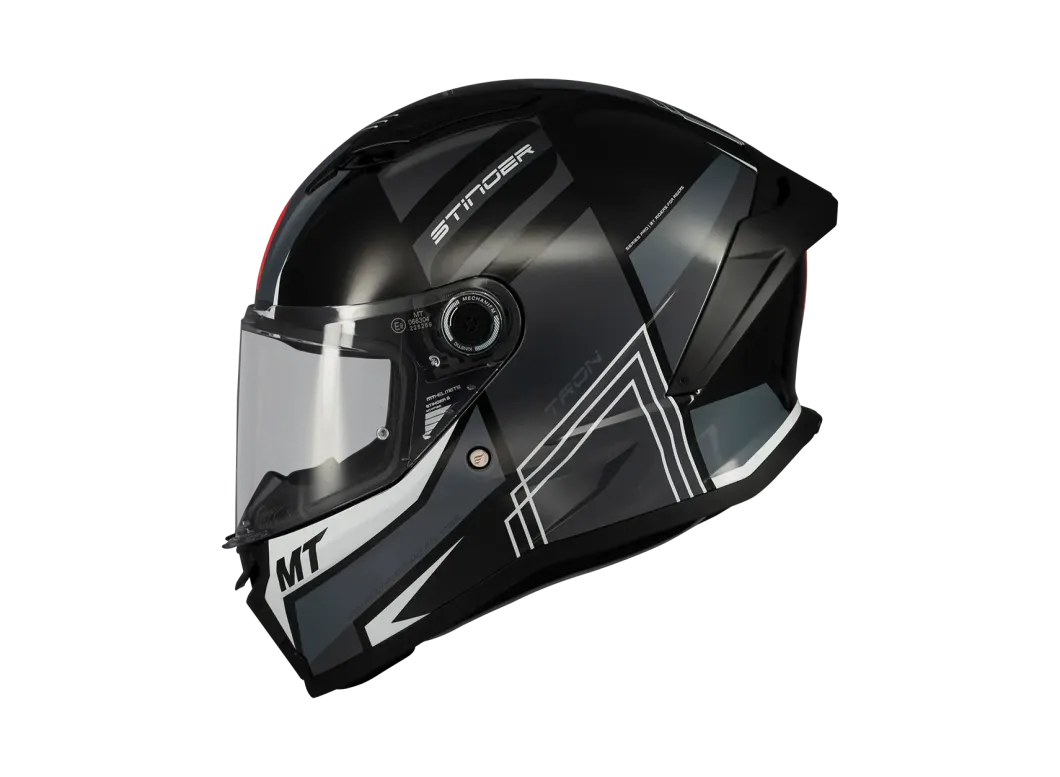 MT Stinger 2 Tron B12 Glossy Motorcycle Full Face Sport Helmets
