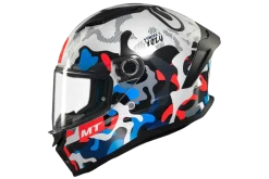 MT Stinger 2 Yozu Full Face Motorcycle Helmets Blue / White